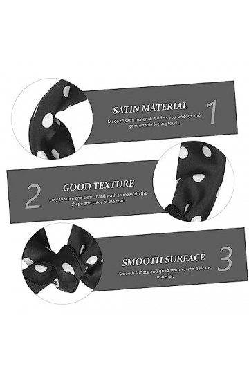 FOMIYES 16 Pièces Écharpe Carrée À Pois Bandeau Élastique Foulards En Soie Foulards Pour Femmes Bandanas De Cheveux En Soie H