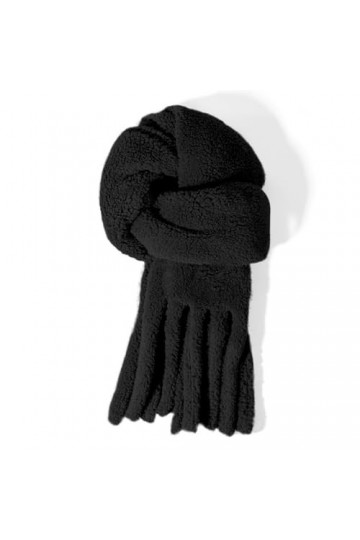 MypikY Automne Et Hiver Foulard Femmes Mignon Poulpe Cou avec Velours Et Épaissie Chaleur Châle, réglable Long Foulard,D