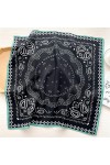 ROBAUN Petite écharpe en Velours pour Femmes Mode Foulard Design carré Plaid Main Poignet Foulard Cou Cravate Cheveux Bandana