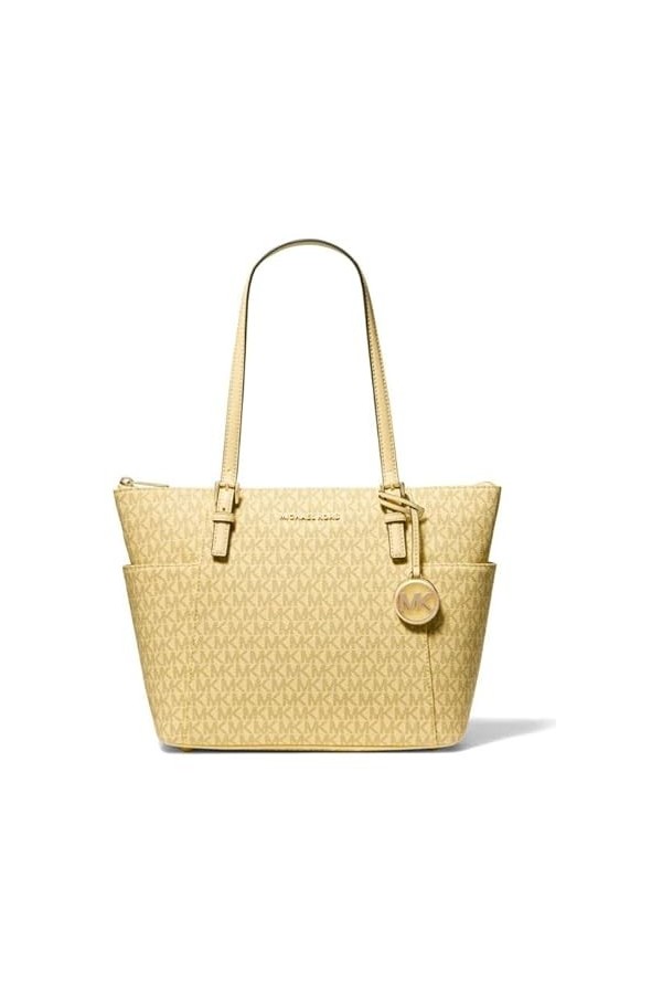 Michael Kors EW TZ Tote, Bag Women, Vanille/Eichel, Taille Unique