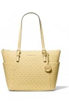 Michael Kors EW TZ Tote, Bag Women, Vanille/Eichel, Taille Unique