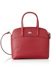 Lacoste NF3496KL, s Pocket Top Handle Bag Femme, Bordeaux, Taille Unique