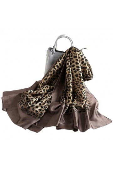 MOBAAK Echarpes Et Foulards Femme Foulards En Soie Pour Femmes, Écharpe À Imprimé Animal, Châle Long, Protection Solaire, Tou