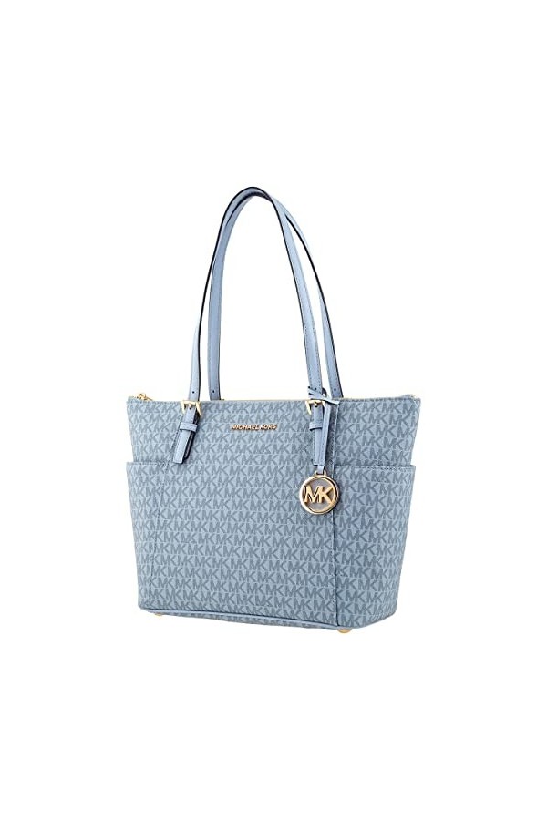Michael Kors EW TZ Tote, Bag Women, Vanille/Eichel, Taille Unique
