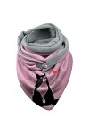 Cusstally Écharpes for femmes Foulards dété Foulards chauds Soft Wrap Casual Impression Mode Châles Femmes Bouton Écharpe So
