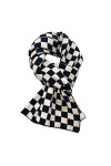 TOBILE Écharpe dhiver Écharpe en Tricot Chaud dhiver pour Femmes Fausses Fils en Laine Neckerchief Bandana Fausse Cachemire