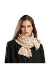 TOBILE Écharpe dhiver Écharpe en Tricot Chaud dhiver pour Femmes Fausses Fils en Laine Neckerchief Bandana Fausse Cachemire