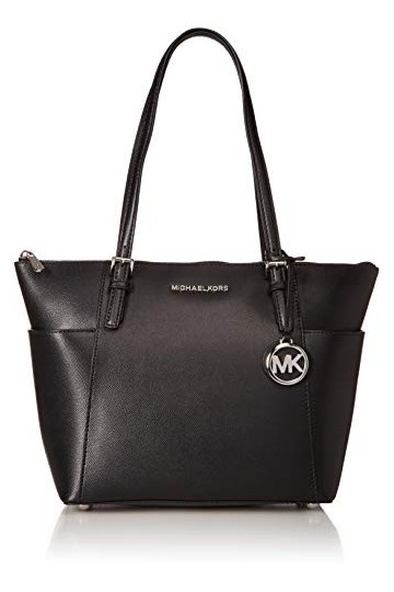 Michael Kors Jet Set Item, Cabas femme, Noir Black , 8.9x22.9x35.6 cm W x H L 