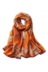 HALAHAI Écharpe Etole Foulard Echarpe Écharpe En Polyester Écharpe Sauvage Wrap Léger Doux Longs Châles Pour Les Femmes Châle