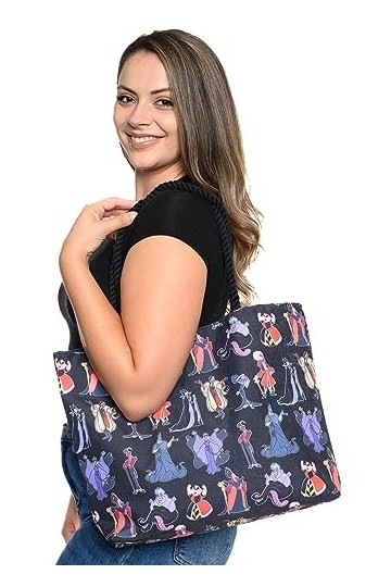 Disney Tote Bag Ursula Evil Queen Maleficent Cruella de Vil Jafar Villains 
