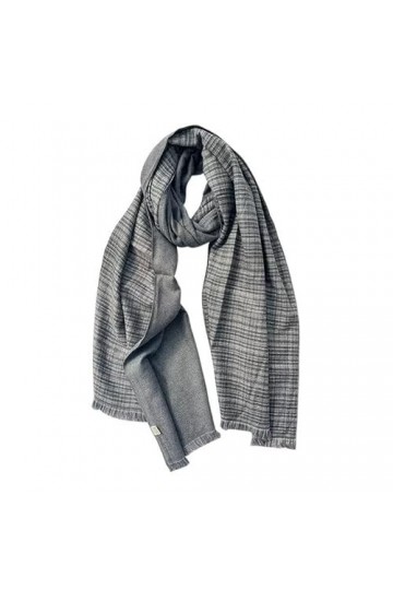 KIZQYN Foulard Femme Écharpes à Carreaux Cravates polyvalentes en Automne et en Hiver Portez Un Cadeau châle Chaud à Double U