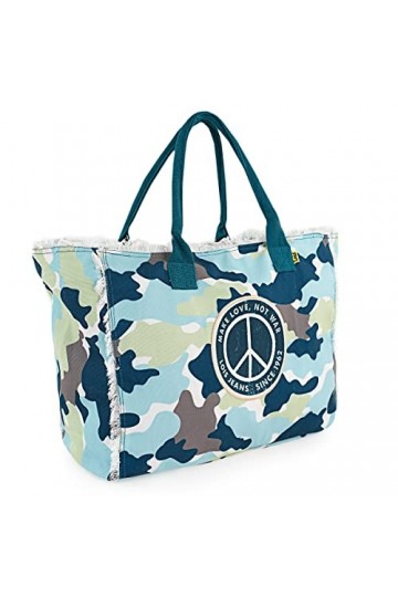 Lois - Sac de Plage Femme: Sacs de Plage XXL, Sacs en Toile, Sacs Cabas, Sacs en Tissu, pour Un été inoubliable. Ne partez Pa