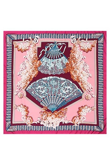 Écharpe Hiver Femmes Soie Foulard carré Chaîne carrée Imprimer Tête Écharpes Femelle Satin Satin Hijab Écharpes Châle Wrap La