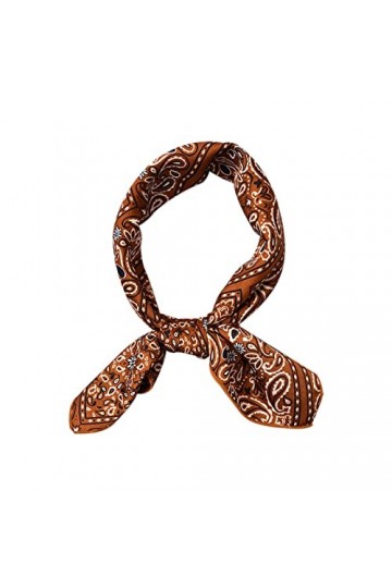 RILOOP Écharpe en Soie, Foulards carrés en Satin léger 60 * 60 cm Foulard Chaud de Protection Solaire Polyvalent imprimé pour