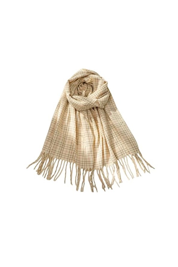 RILOOP Écharpe Châle Femme Plaid Écharpe Femmes Châle Wrap Longues Foulards Mode Foulards Chauds Wraps