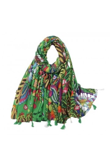 HALAHAI Écharpe Etole Foulard Echarpe Écharpe Légère À Imprimé Floral Pour Femme, Châle À Franges, Automne Et Hiver Châle