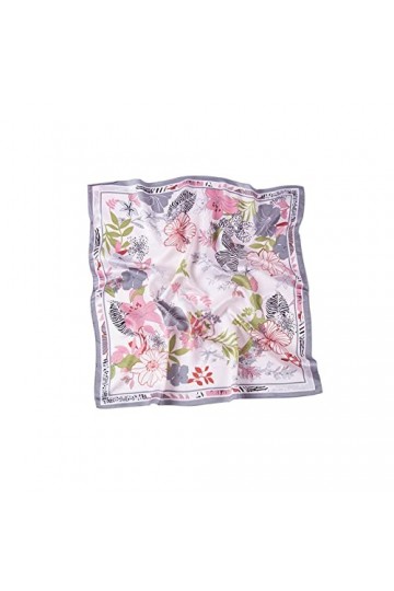 RILOOP Foulards carrés, écharpe imprimée élégante pour femmes 70 * 70cm, écharpes légères polyvalentes pour chaque saison