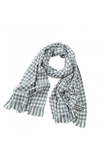 HALAHAI Écharpe Etole Foulard Echarpe Femmes Hiver Imitation Cachemire Écharpe Plaid Écharpe Automne Motif Pied De Poule Châl