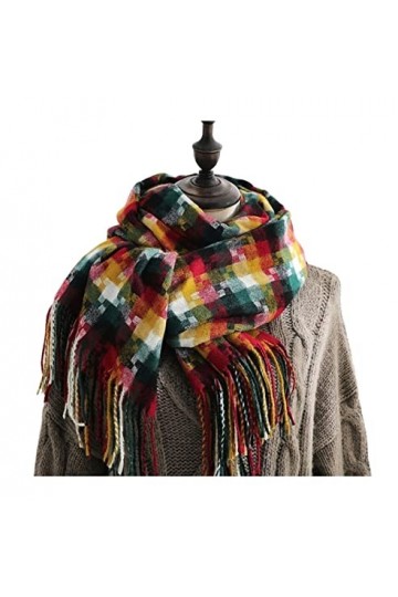 HALAHAI Écharpe Etole Foulard Echarpe Écharpes Dhiver Pour Femmes, Mode Hiver Fausse Écharpe Chaude Chauffée Épaisse Écharpe