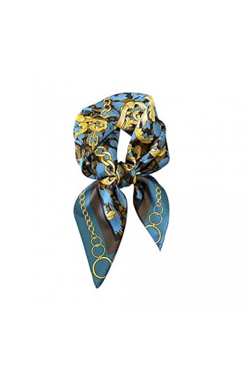 WORNEW Foulard de Soie Printemps et été Section Mince 70 écharpe en Soie sergé écharpe en Soie de mûrier for Femme écharpe en