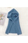 Bysonglezai Foulard Femme Echarpe Écharpe Châle Homme Foulards Solide Wrap Style Coréen À Capuche Écharpe Jersey Hijab Hiver 