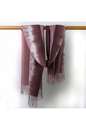 Bysonglezai Foulard Femme Echarpe Écharpe Châle Homme Foulards Automne Et Hiver Femmes Écharpe Tie-Dye Dégradé Écharpe Femmes
