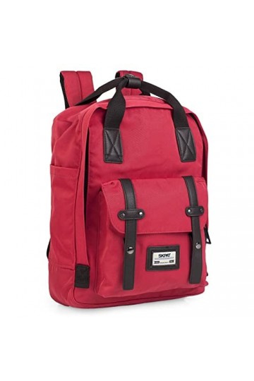 SKPAT - Sac à dos avec compartiment portable de 15 pouces. 2 poignées supérieures et sangles rembourrées réglables. Comparmen