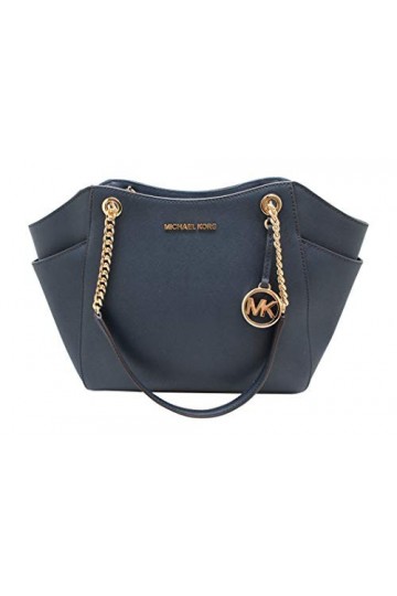 Michael Kors Jet Set de Voyage, Sac Cabas Femme, Blu, Large