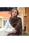 Bysonglezai Foulard Femme Echarpe Écharpe Châle Homme Foulards Écharpe Dames Hiver Chaud Écharpe Rouge Femmes Hiver Écharpe N