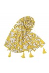 Écharpe Etole Foulard Echarpe Écharpe Femme Jaune Décoration Châle Écharpe De Protection Solaire Pour Voyage Plage Châle Col
