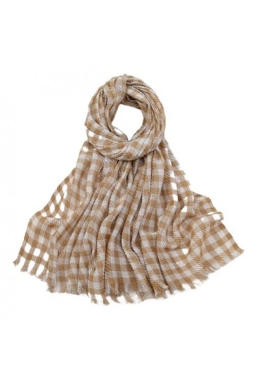 HALAHAI Écharpe Etole Foulard Echarpe Écharpe À Grille Pour Femmes, Cadeau Dhiver Chaud, Longues Écharpes, Châle Sauvage Lég