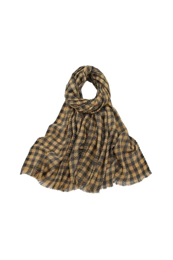 HALAHAI Écharpe Etole Foulard Echarpe Écharpe À Grille Pour Femmes, Cadeau Dhiver Chaud, Longues Écharpes, Châle Sauvage Lég