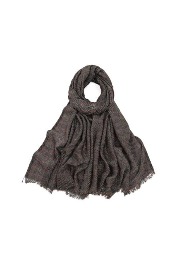 HALAHAI Écharpe Etole Foulard Echarpe Écharpe À Grille Pour Femmes, Cadeau Dhiver Chaud, Longues Écharpes, Châle Sauvage Lég