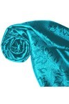 LORENZO CANA Foulard damas pour la femme – écharpe noble avec les mesures de 55 x 190 cm - motif de fleurs - élégant et léger