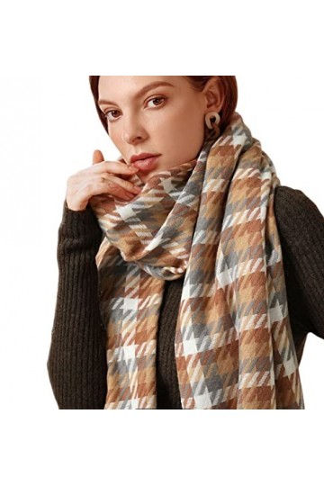 Bysonglezai Foulard Femme Echarpe Écharpe Châle Homme Foulards Écharpe Femme Automne Hiver Chaud Écharpes À Carreaux De Prepp