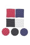 Abaodam 12 Pcs Dot Carré Écharpe Bandana Tête Décoratif Foulard Vintage Foulard Cheveux Mouchoirs Pour Femmes Cheveux Décorat