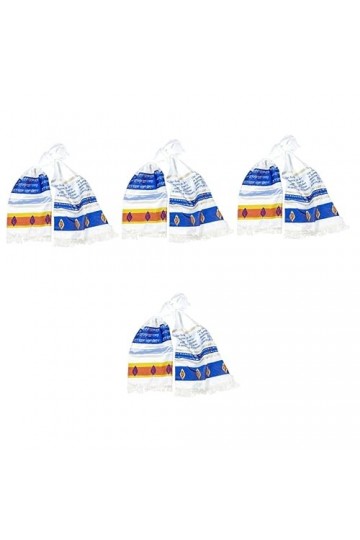 DOITOOL 4 Pièces Serviette De Prière Châle De Prière Chrétienne Robe De Prière Tapis De Prière Messianique Foulard Pour Femme