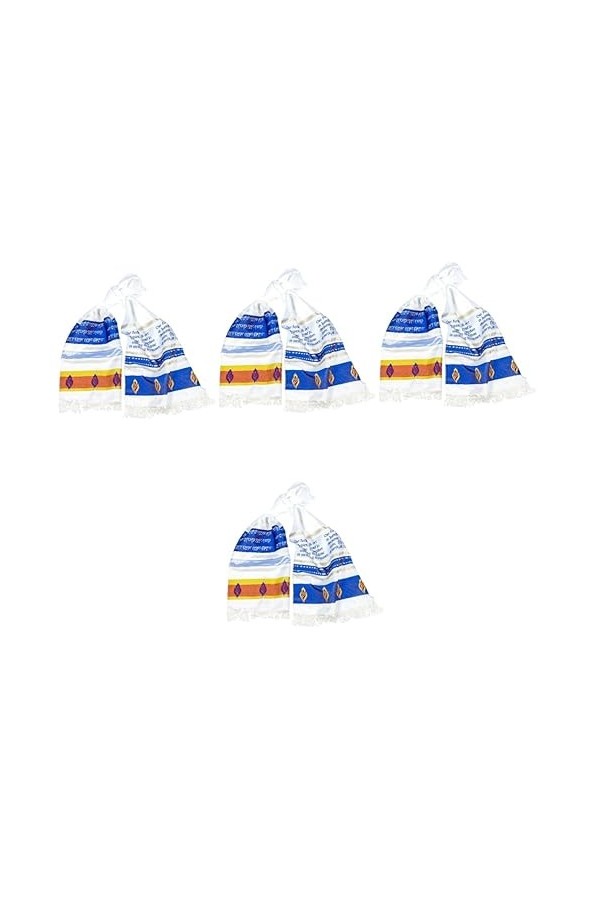 DOITOOL 4 Pièces Serviette De Prière Châle De Prière Chrétienne Robe De Prière Tapis De Prière Messianique Foulard Pour Femme