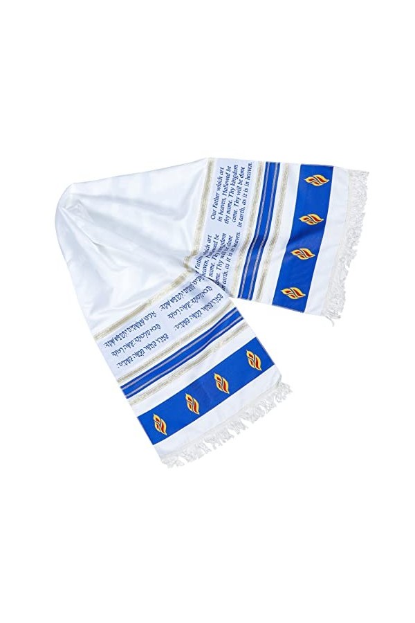 DOITOOL 4 Pièces Serviette De Prière Châle De Prière Chrétienne Robe De Prière Tapis De Prière Messianique Foulard Pour Femme