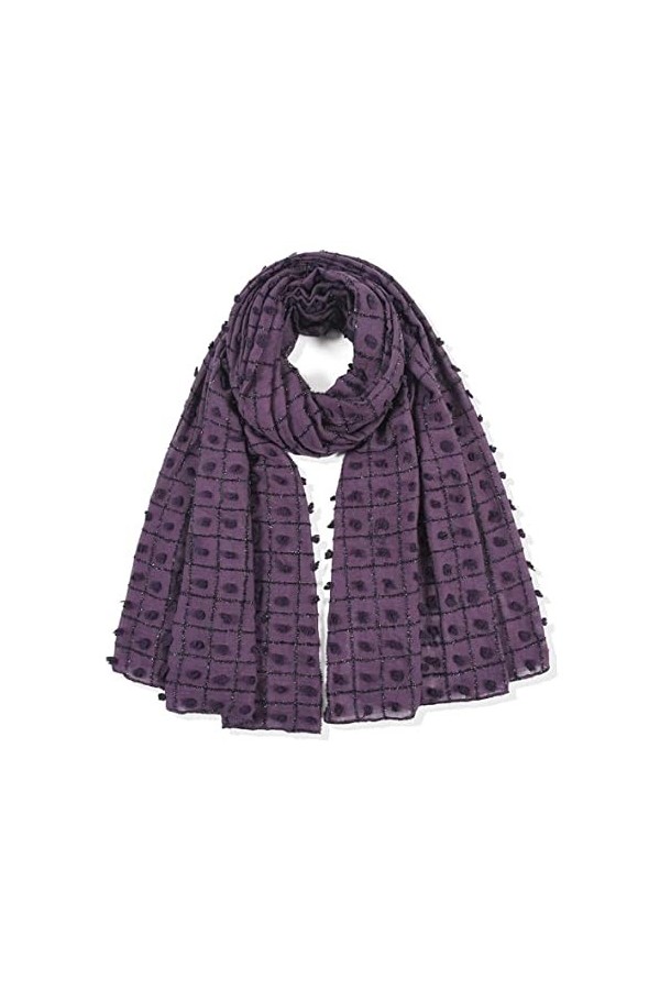 Echarpe Châle Foulard Etole Foulards Pour Femmes Châle Doux Léger Écharpe Couleur Unie Grille Cou Wrap Châle Écharpe Foulards
