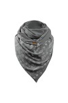 Cusstally Écharpes for femmes Foulards dautomne Wrap décontracté doux chaud foulards impression mode bouton châles femmes éc