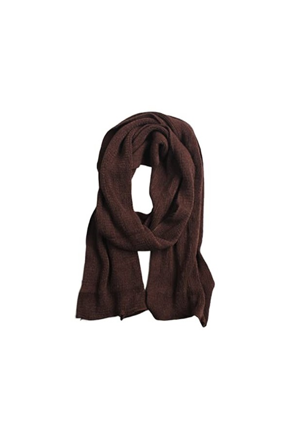 ÉCharpe Chaud Hommes écharpe Tricot Unisexe épais épais Douce Hiver écharpes châles châles enveloppements Longs cacheme de Ca