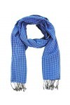 Krama Krama Foulard en coton bleu Outre-Mer