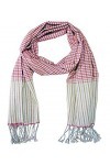 Krama Krama Foulard traditionnel du Cambodge rose Rubis