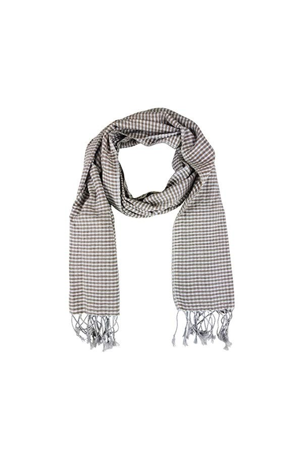 Krama Krama Foulard en coton marron