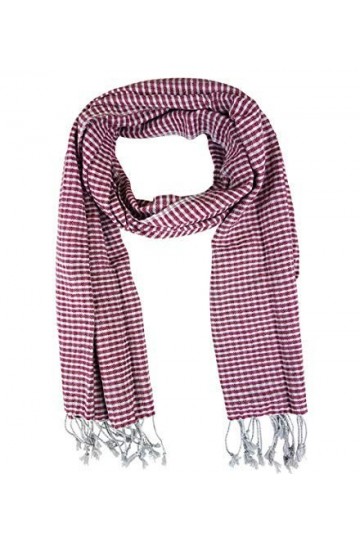 Krama Krama Foulard en coton rose Phnom Penh