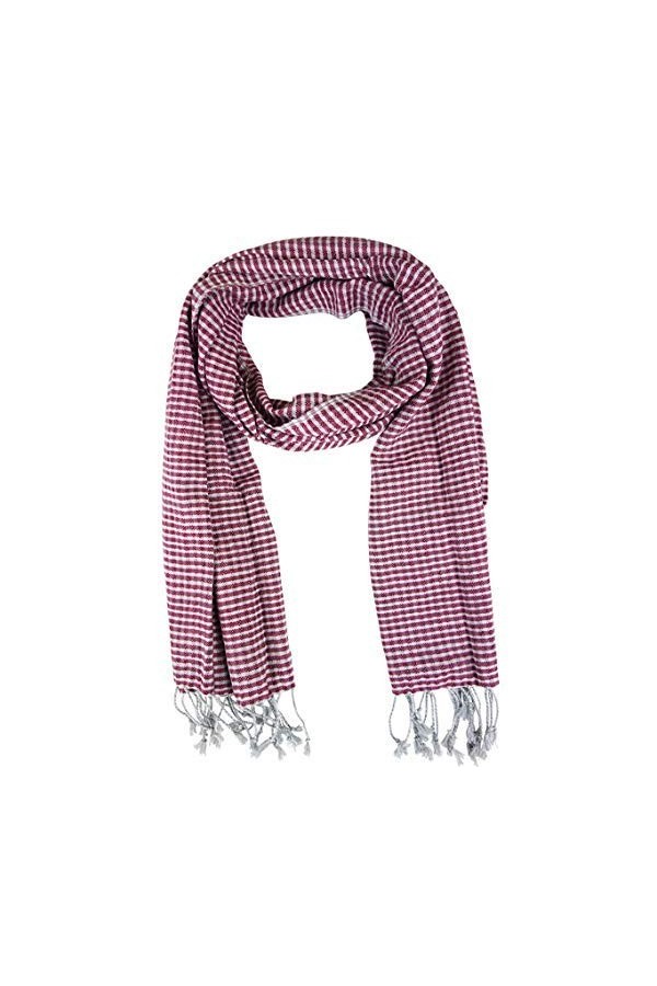 Krama Krama Foulard en coton rose Phnom Penh
