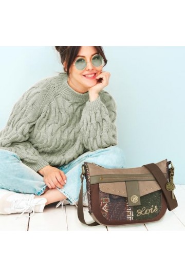 Lois - Sac Bandoulière Femme - Sacs Bandoulière Grande Capacité - Sac a Main Femmes Bandoulieres Tendance - Sac à Main Femme 