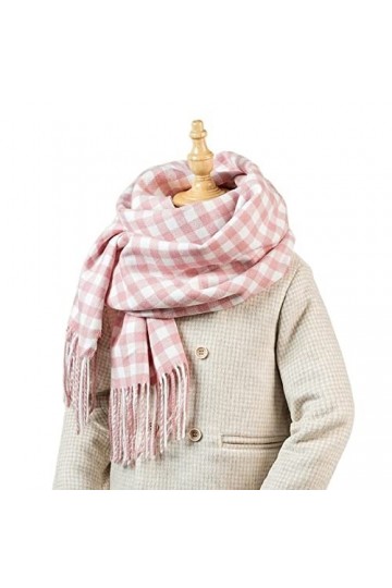 Echarpes Et Foulards Femme Femmes Écharpe Châle dhiver Enveloppe Écharpe à carreaux Acrylique Soft Soft Hiver Tassel Tassel 