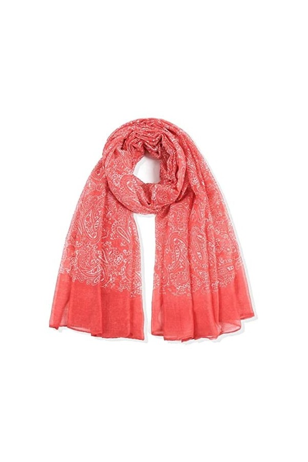 Echarpes Et Foulards Femme Écharpes Châle Doux Léger Écharpe Rétro Noix De Cajou Impression Cou Wrap Châle Cadeau Foulard Cha